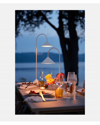 Grasp Portable Lamp H47 - mat hvid